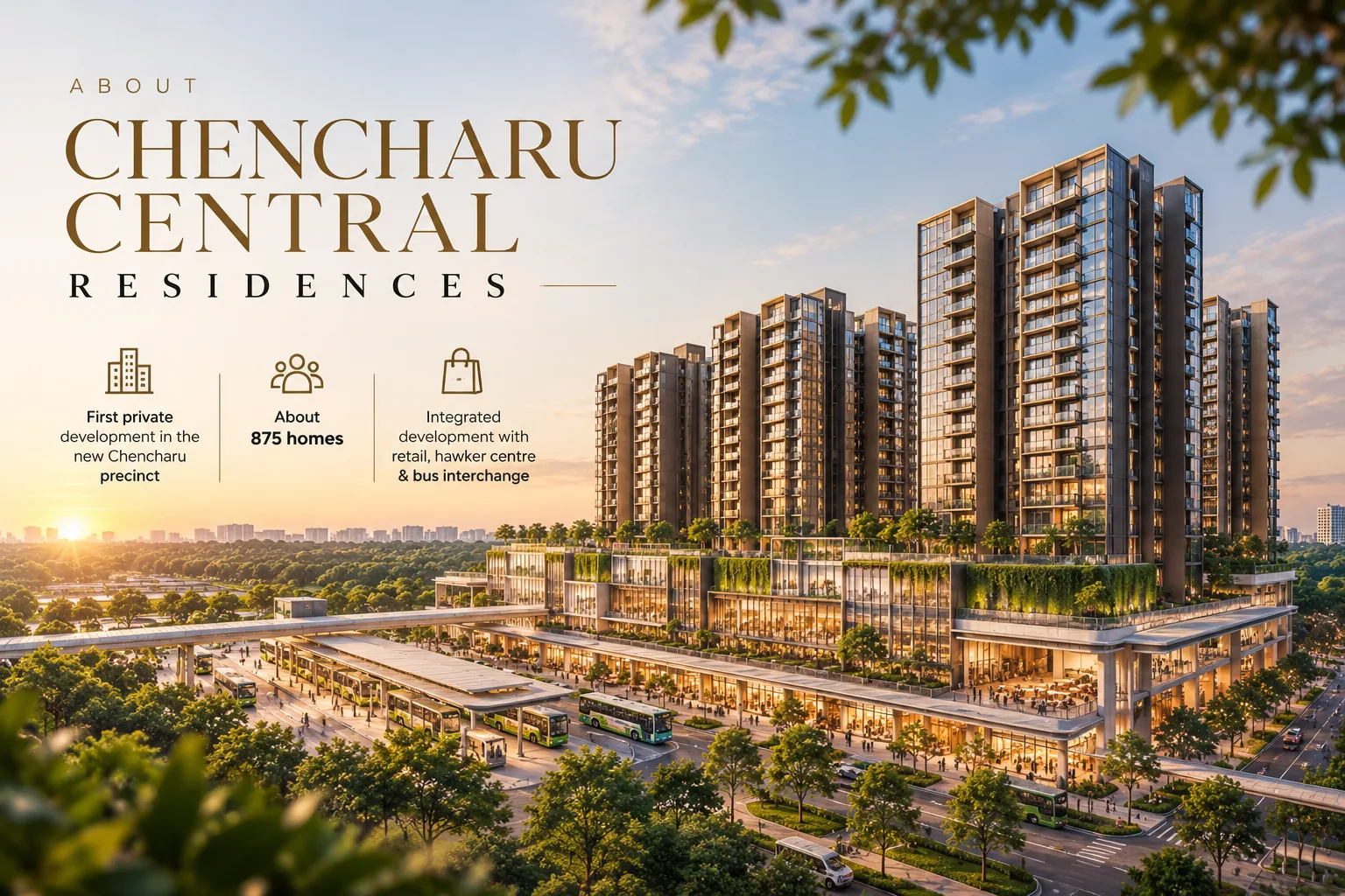 Chencharu Central Residences integrated development at Chencharu Close